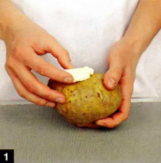 мипеченый картофель +в духовке рецепт,печеный картофель фото